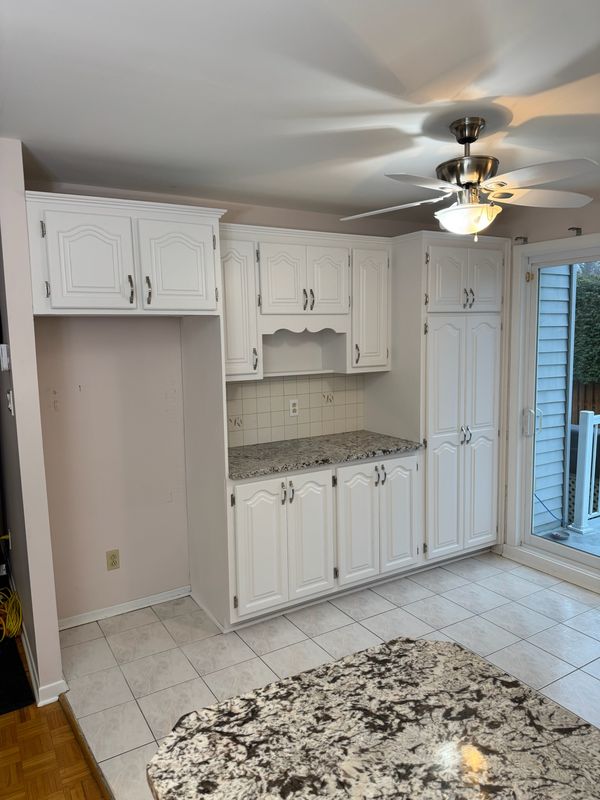 Commercial property spray painting project